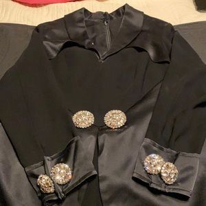 Black evening dress size 8